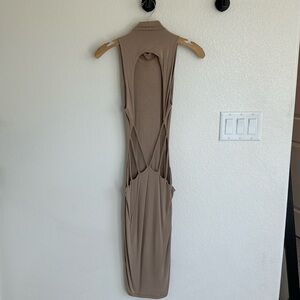 F21 midi backless dress